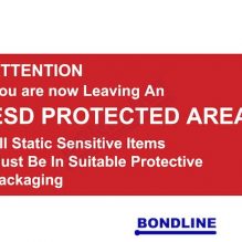 ESD Protected Area Warning Label